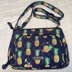 Vera Bradley RFID Little Hipster Crossbody Bag in Toucan Party.